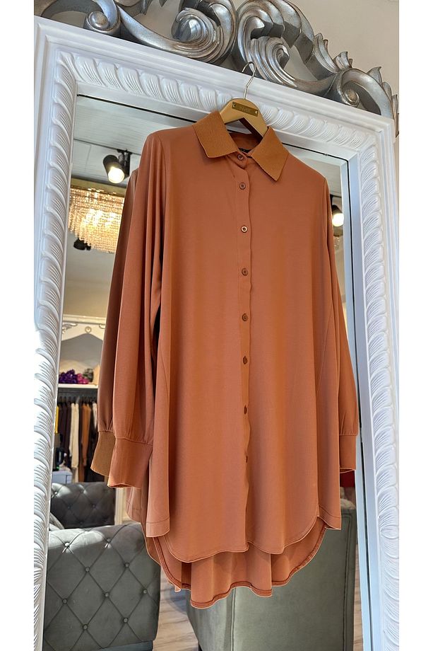İNVEE 6926 Kiremit Tunik - 2