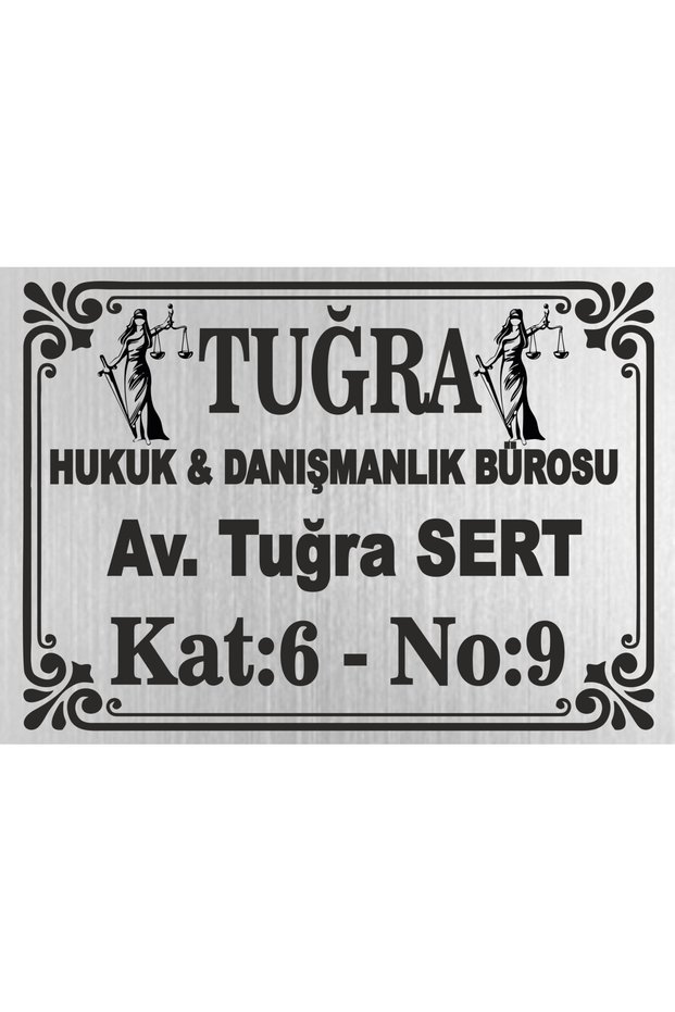 Metal Law Bureau, Attorney Door Sign Law Bureauwarning Sign 20cm X 30cm