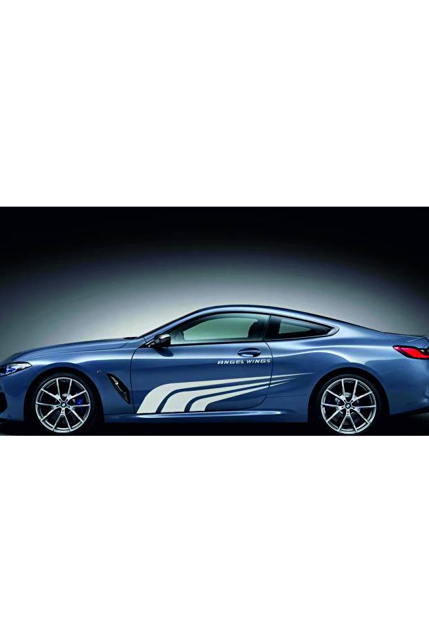 Car Side Three Lines Auto Sticker (75X23 cm Right and Left 2Pcs)