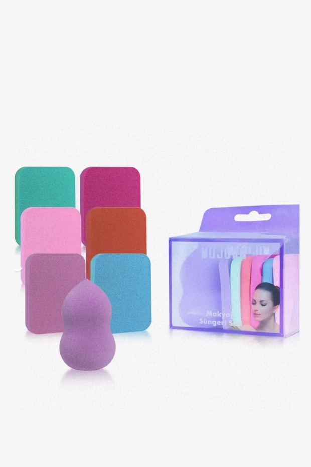 Set of 8 Makeup Sponges - Soft Texture, 8 Sponges