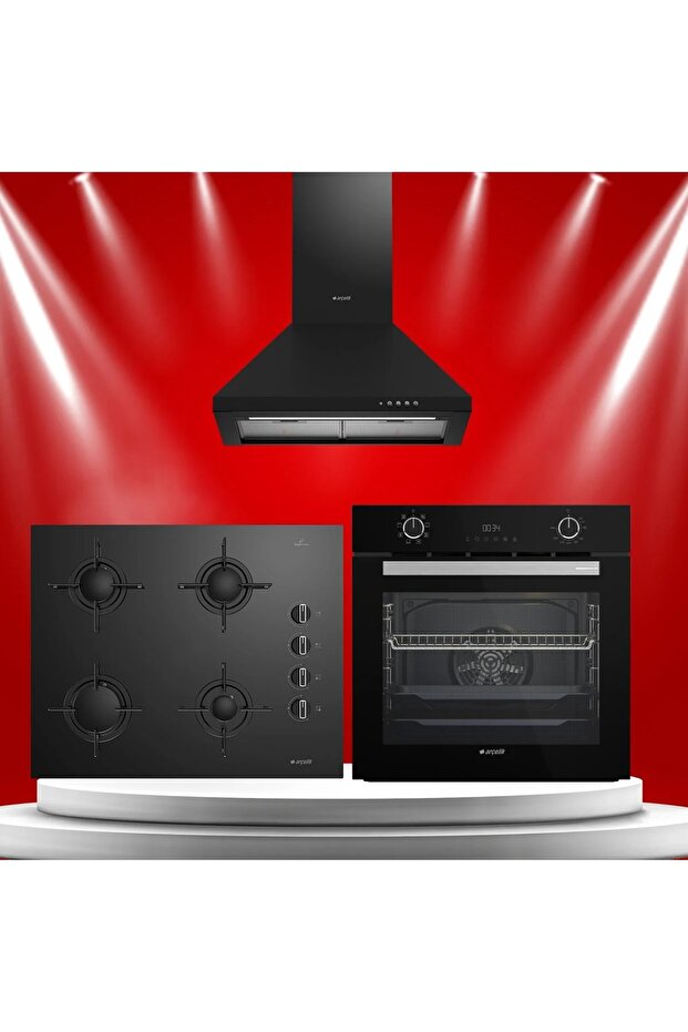 Siyah Pro Ankastre Set - 1