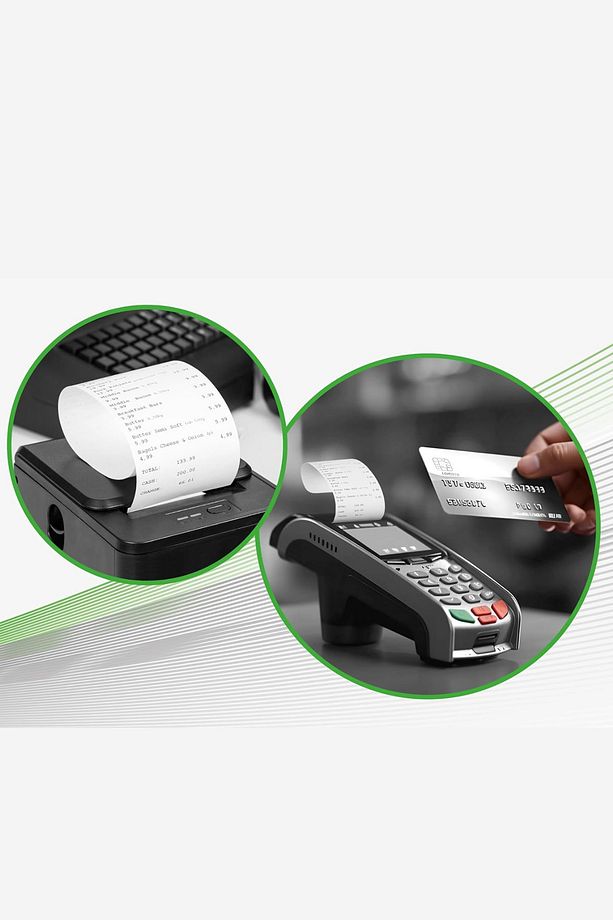 56x12 Termal Rulo - Yazarkasa Pos Rulosu 1 Paket 10 Adet - 3