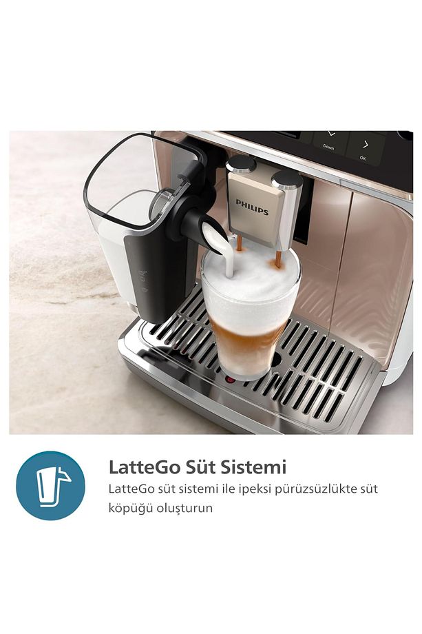 Espresso, Latte, Cappuccino 2KG Tchibo Kahve ve Philips Kahve Makinesi EP5544-Onerous Lambader - 3