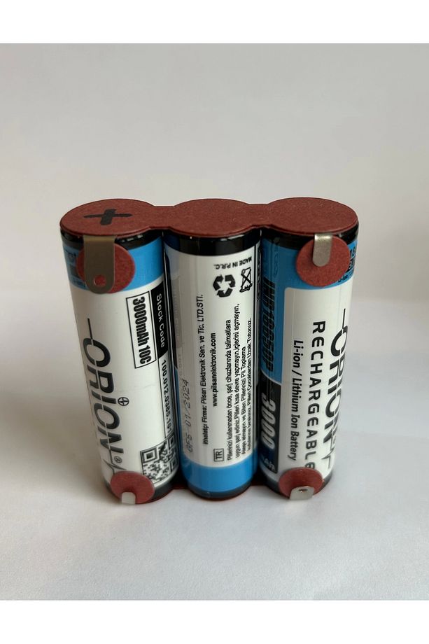 18650 11.1v 3000mah 3s Li-ion Şarjlı Matkap Pili - 4