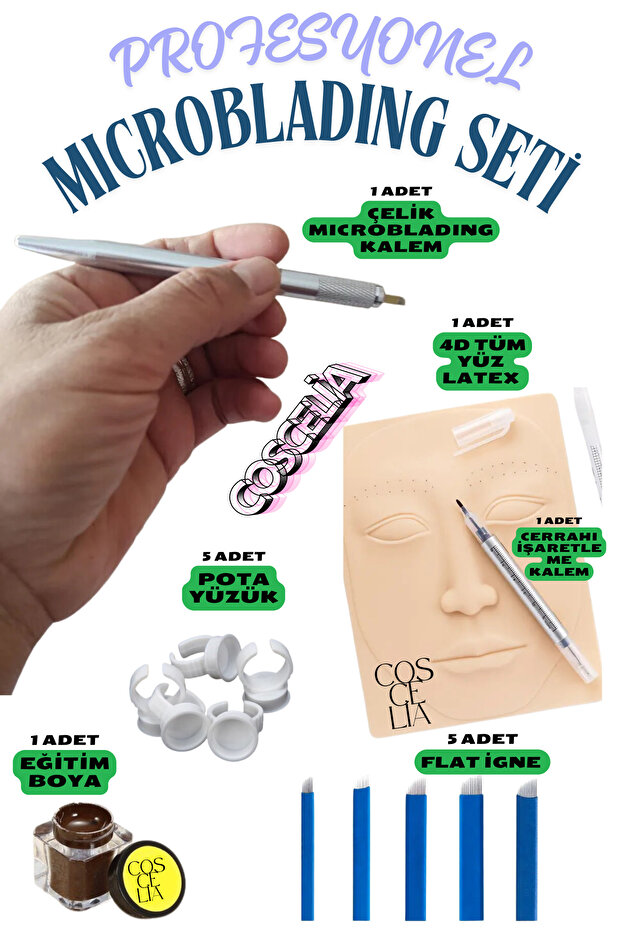 PROFESYONEL MICROBLADİNG BAŞLANGIÇ SETİ -FULL SET - 1
