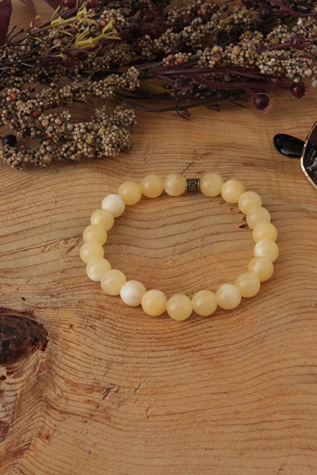 Calcite Natural Stone Bracelet 8 mm