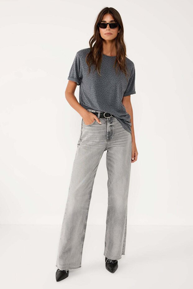 Bequemes Basic-T-Shirt - 3