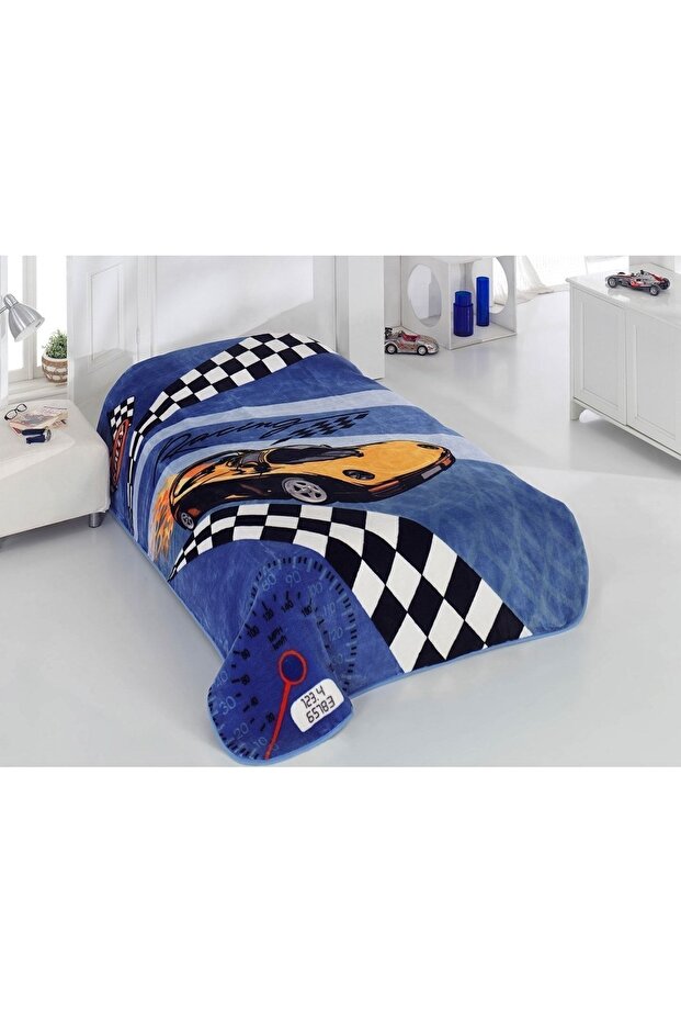 Tek Kişilik Battaniye -rallymavi - 1