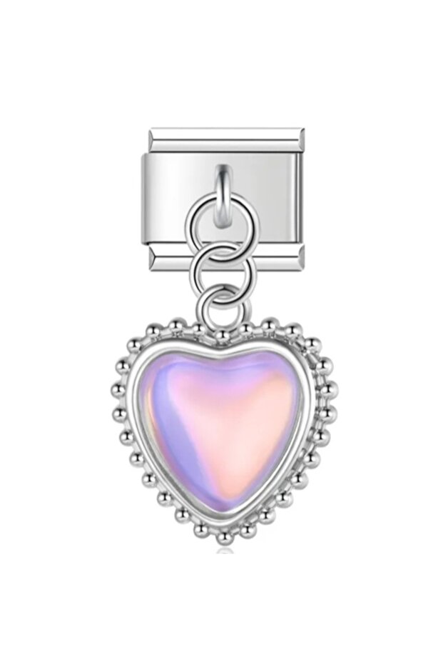 Italian Stylish Bracelet Charm - Heart Dangle