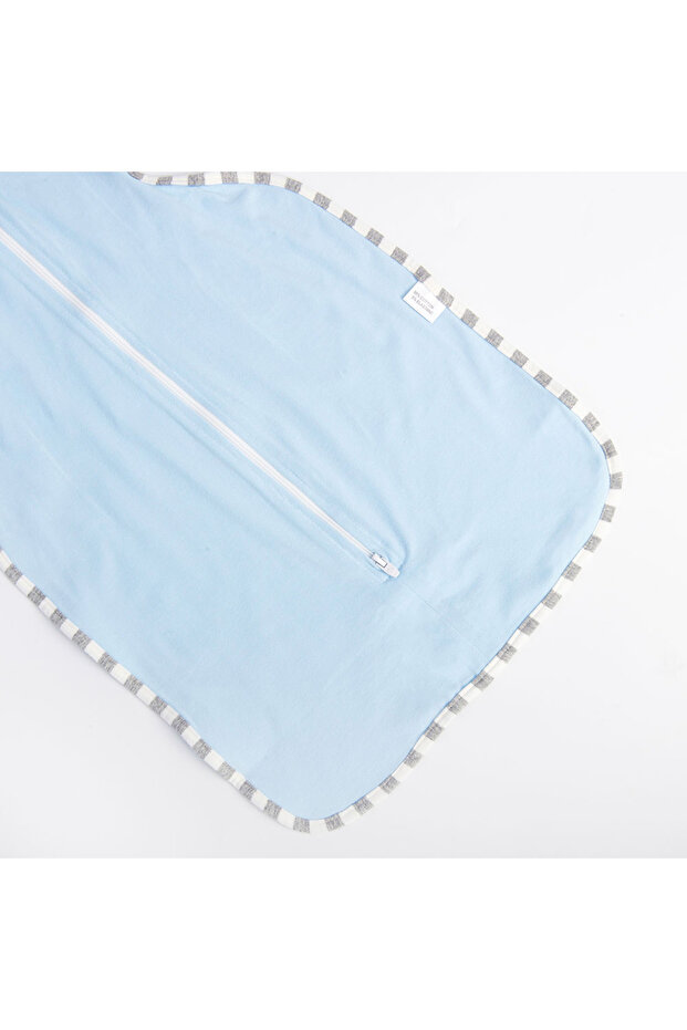 قماط سادة للأولاد الصغار - أزرق - 5