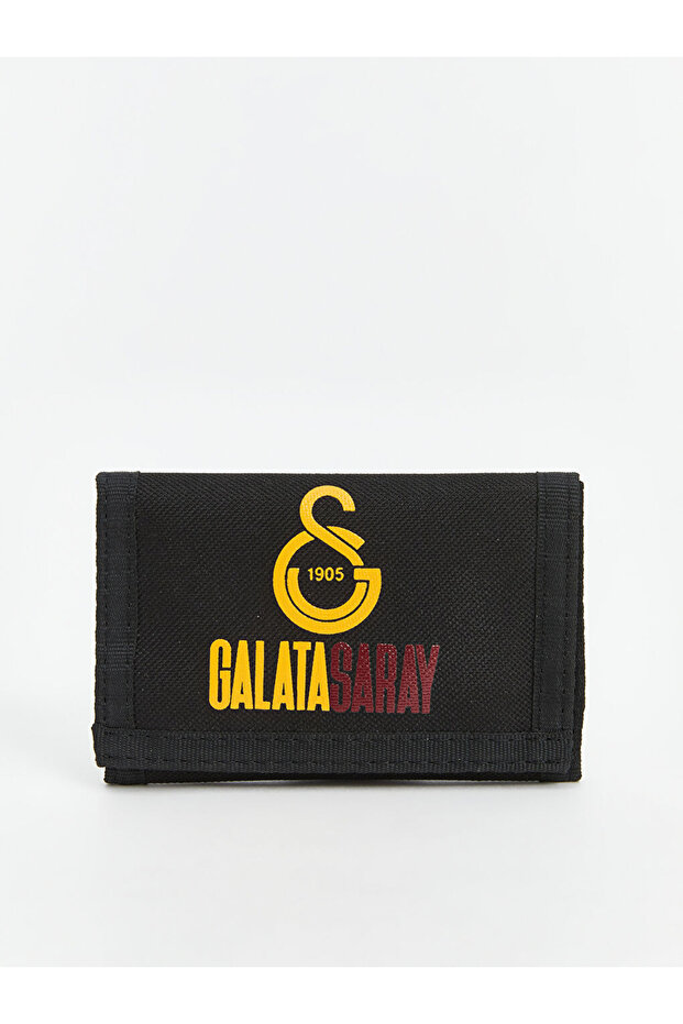 Black Special Design Fan Printed Stylish Boy's Wallet
