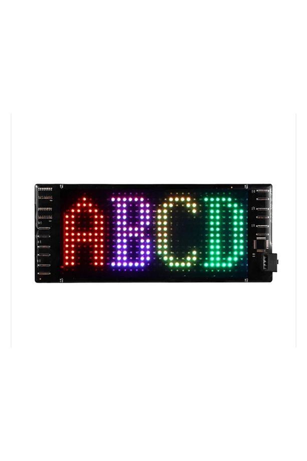 Akıllı Usb Basit Programlanabilir Katlanabilir Bluetooth Led Kayan Yazı Tabela 7-17 cm. - 2