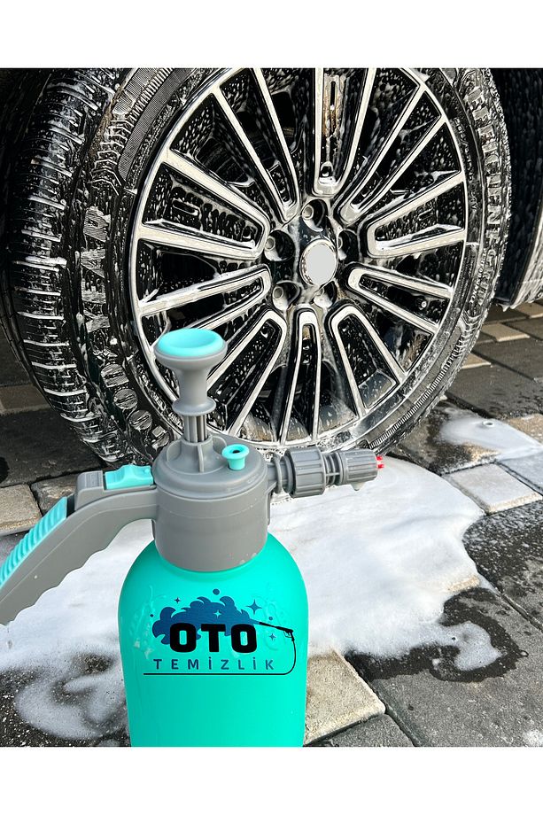Köpük Atan Pompa – Araba Yıkama Köpük Pompası, Yüksek Basınçlı Ayarlanabilir Başlık,  2 Litre - 7