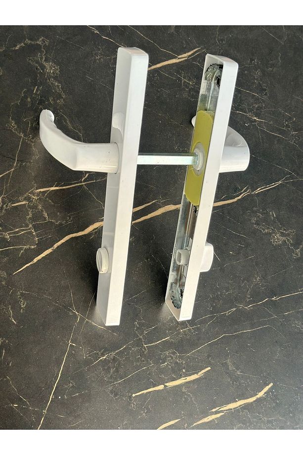 Pvc Pimapen Plastik Kapı Kolu Tuvalet(WC) / Banyo Plastik Kapı Kolu / Beyaz 4 Adet - 3