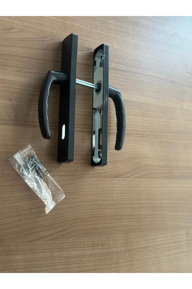 Pvc Pimapen Plastik Kapı Kolu (ODA) Plastik Kapı Kolu / Antrasit 2 Adet - 2