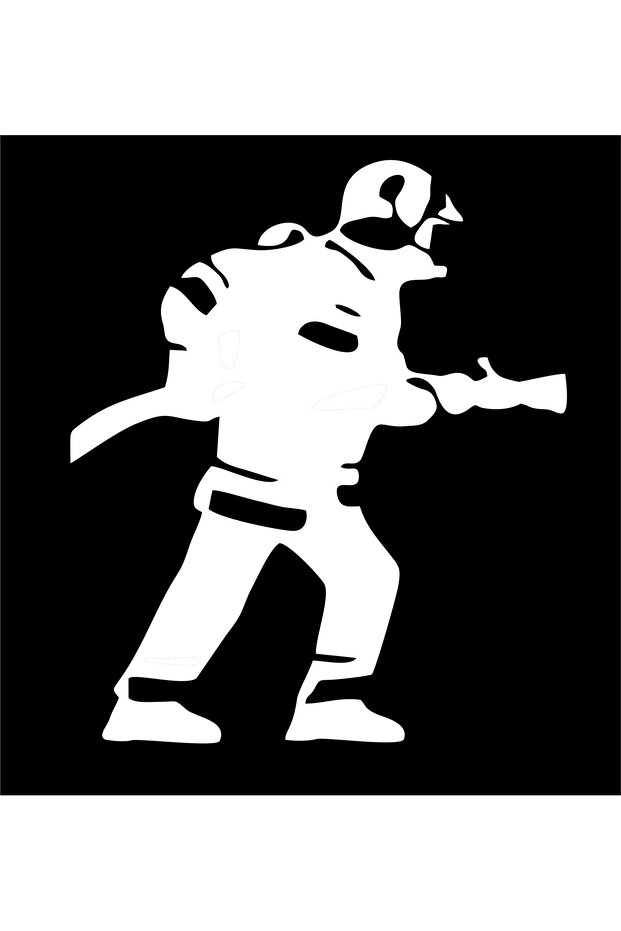 Fire Auto Sticker(21X25Cm)