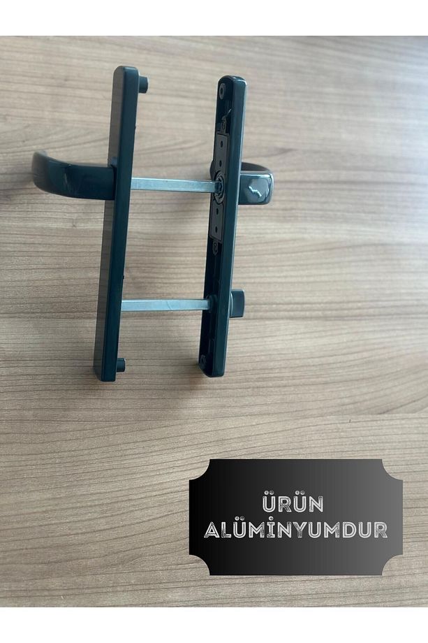 Alümünyum Kapı Kolu Balkon Alümünyum Kapı Kolu / Antrasit 1 Adet - 2
