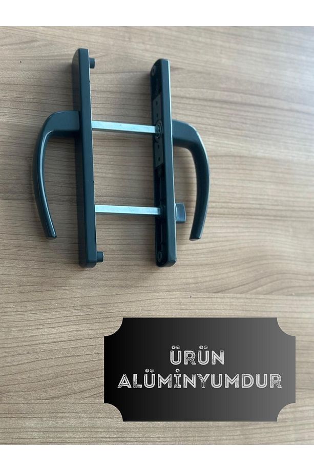 Alümünyum Kapı Kolu Balkon Alümünyum Kapı Kolu / Antrasit 1 Adet - 3