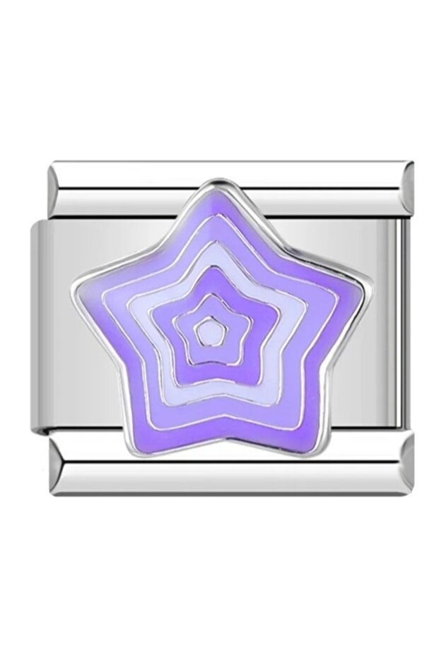 Purple Star Italian Bracelet Charm