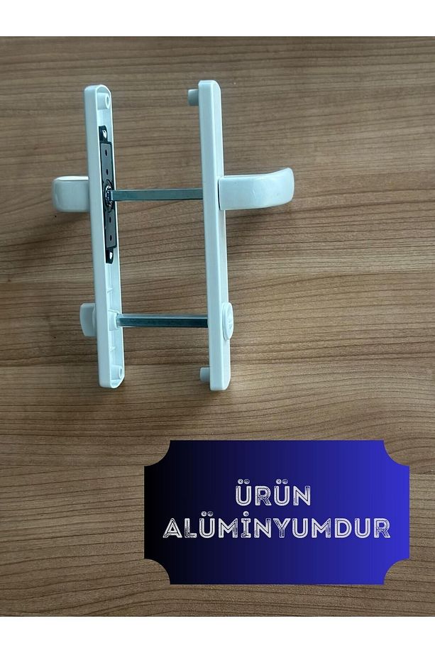 Alümünyum Kapı Kolu / Tuvalet(WC) / Banyo Alümünyum Kapı Kolu / Beyaz 4 Adet - 2
