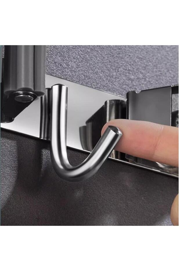Sn-26348 Double Hook Mop-Sweeper Holder - Clip Hanger - 2