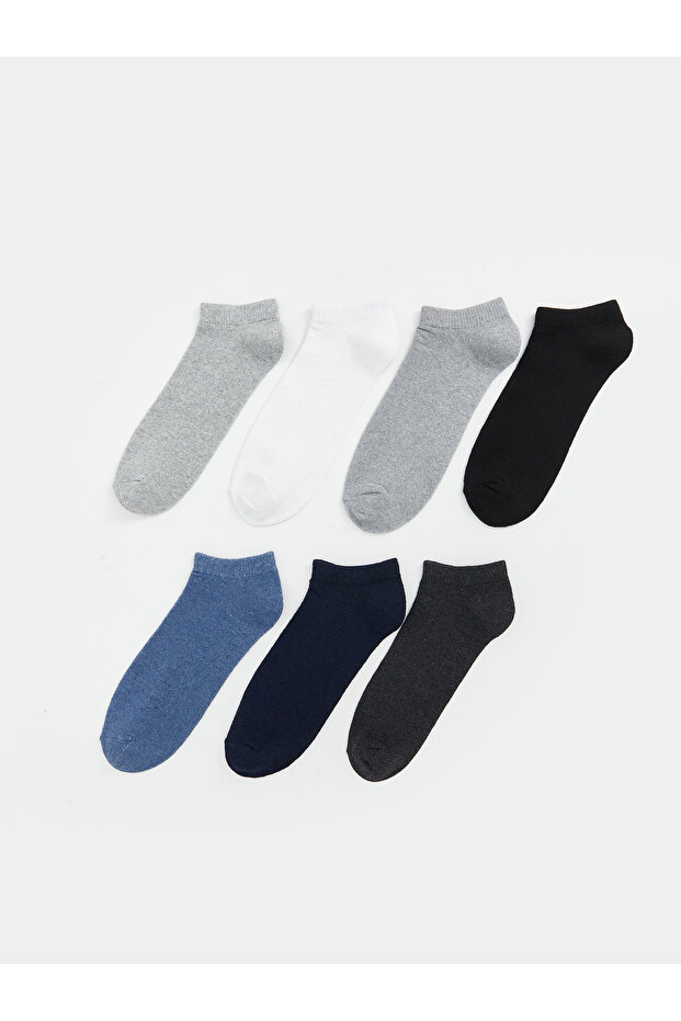 Basic Boys' Trainer Socks 7 Pack - 1
