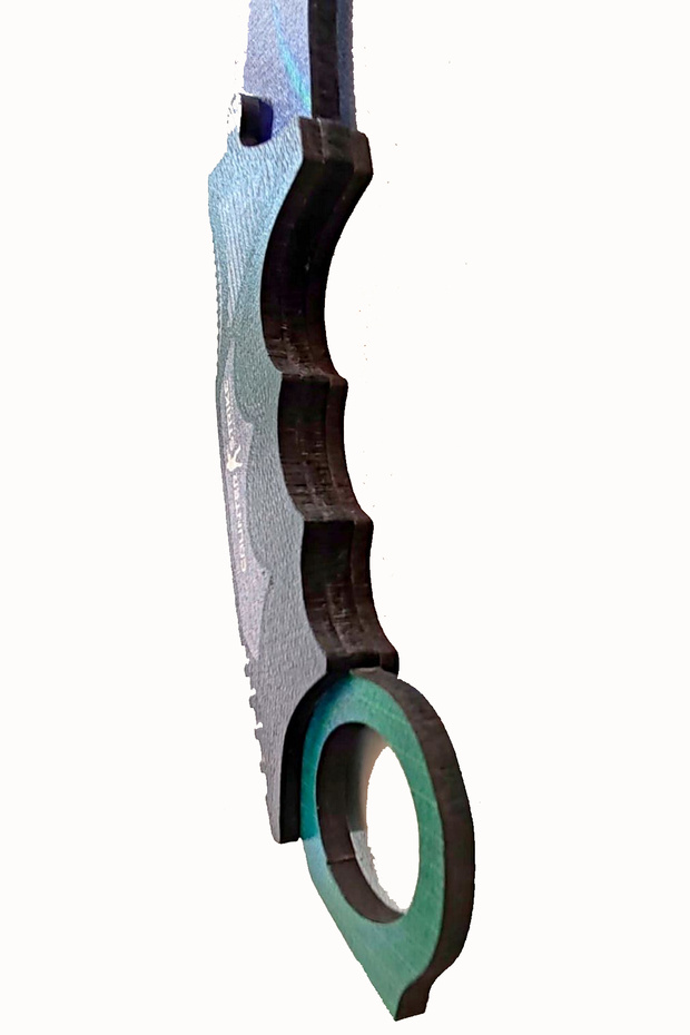 Ahşap Cs-go See You Later Tabanca Ve Gamma Phase2 Karambit Set - 3