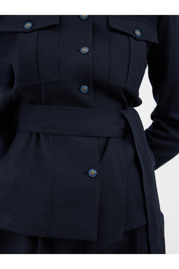 Kadın Ceket-lacivert - 4