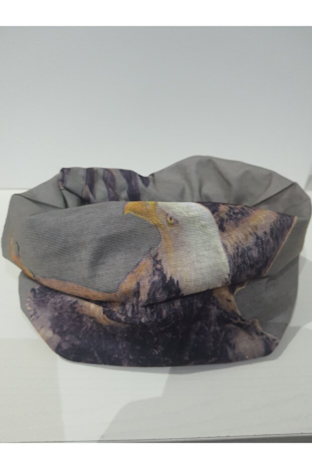 Eagle Patterned Buff Bandana - 4
