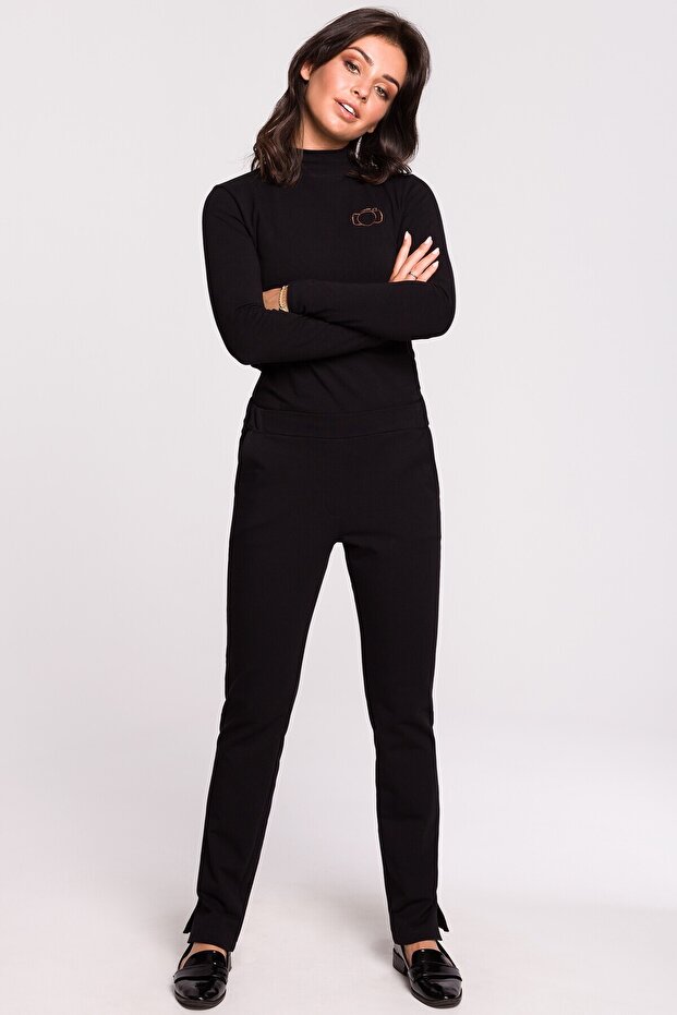 Trousers with side slits - 1