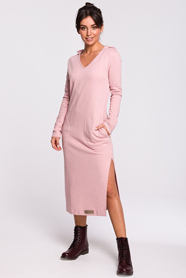 Rochie maxi cu glugă - 1