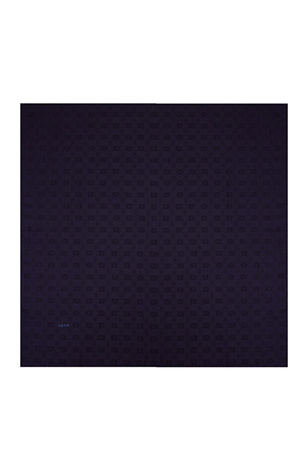 كوتون حريري بشعار AKER مقاس 90X90