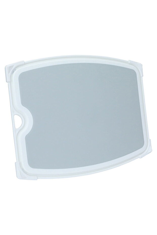 Saif Gallery Rectangular Plastic Cutting Board, 42 x 32 x 1.3 cm - Grey
