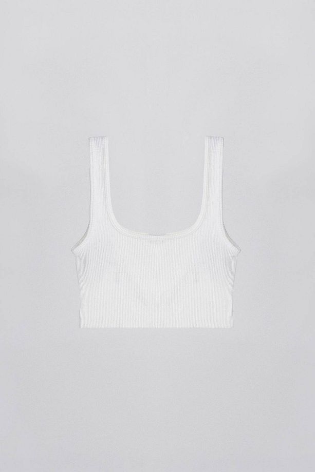 Kare Yaka Seamless Crop Atlet A0187-l5 - 4