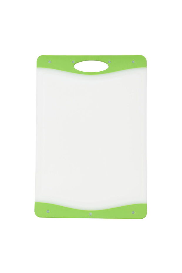 Al Saif Gallery Plastic Chopping Board, 22.5 x 33 x 0.9 cm, Rectangle, Medium - White