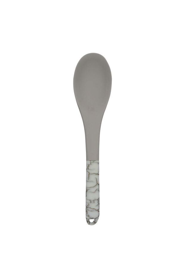 Sword Gallery Silicone Spoon with Marble Handle - Grey