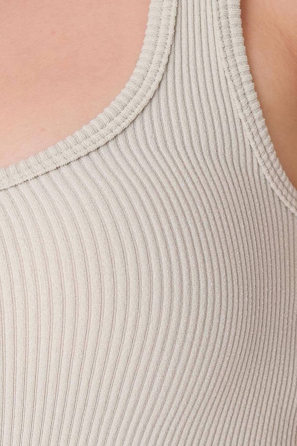Kare Yaka Seamless Crop Atlet A0187-l5 - 3