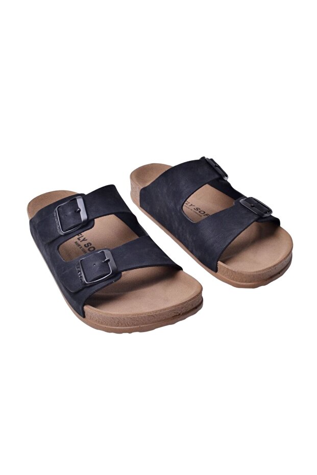 S962 Siyah Kadın Terlik - 2