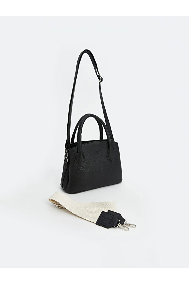 Lcw Accessories Women's Shoulder Bag with Black Strap Leather Look