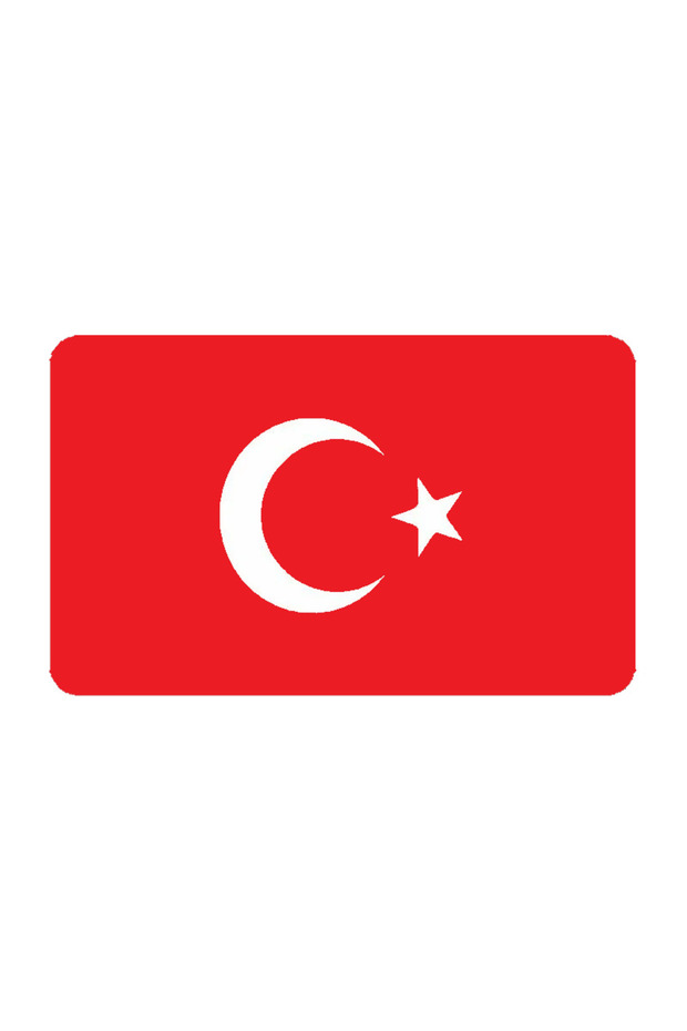 Turkish Flag 12 Wall Decor Sticker Red 90 X 60 cm
