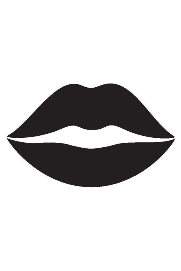 Woman's Lips Wall Decor Sticker A+ Quality (Type 3) 40 X 24 cm Durable
