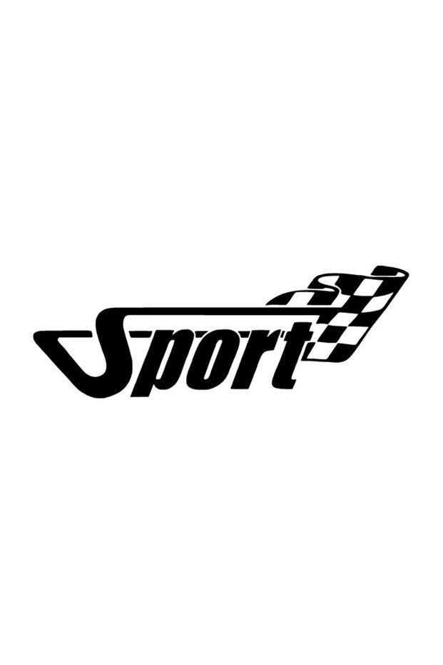 Sport Flag Sticker 10 X 4 cm