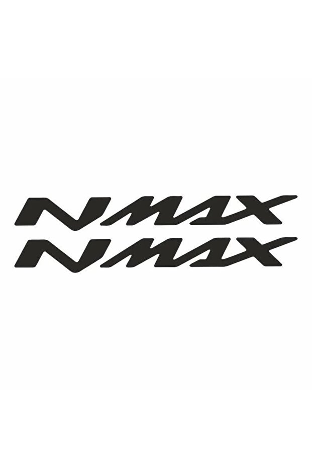 ملصق نص Nmax للدراجة النارية 2 قطعة 10 × 5 سم