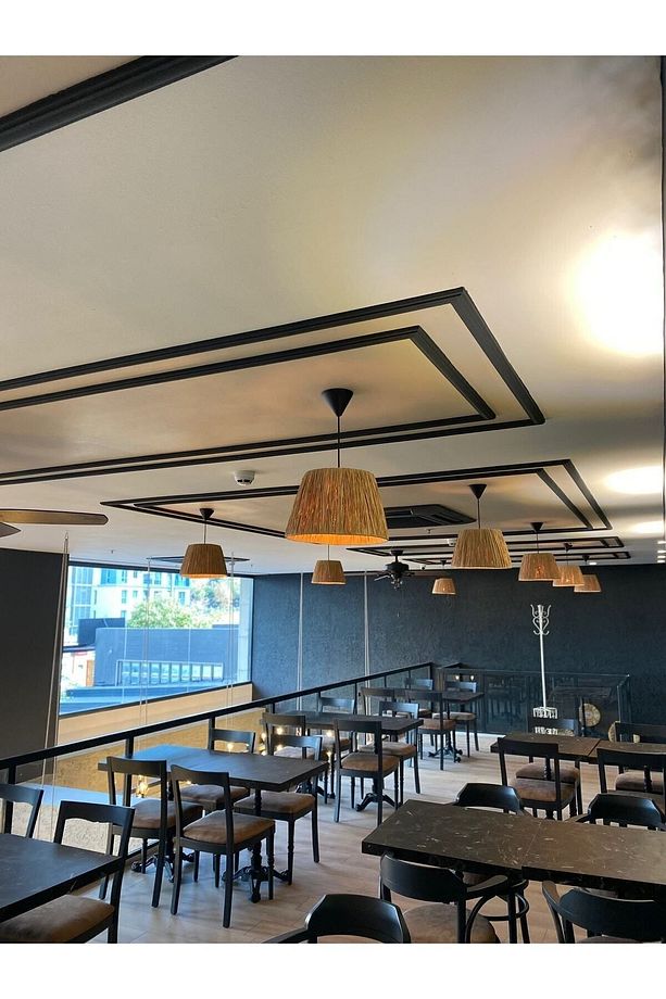 Bohem Modern Hasır Rafya Avize - 3