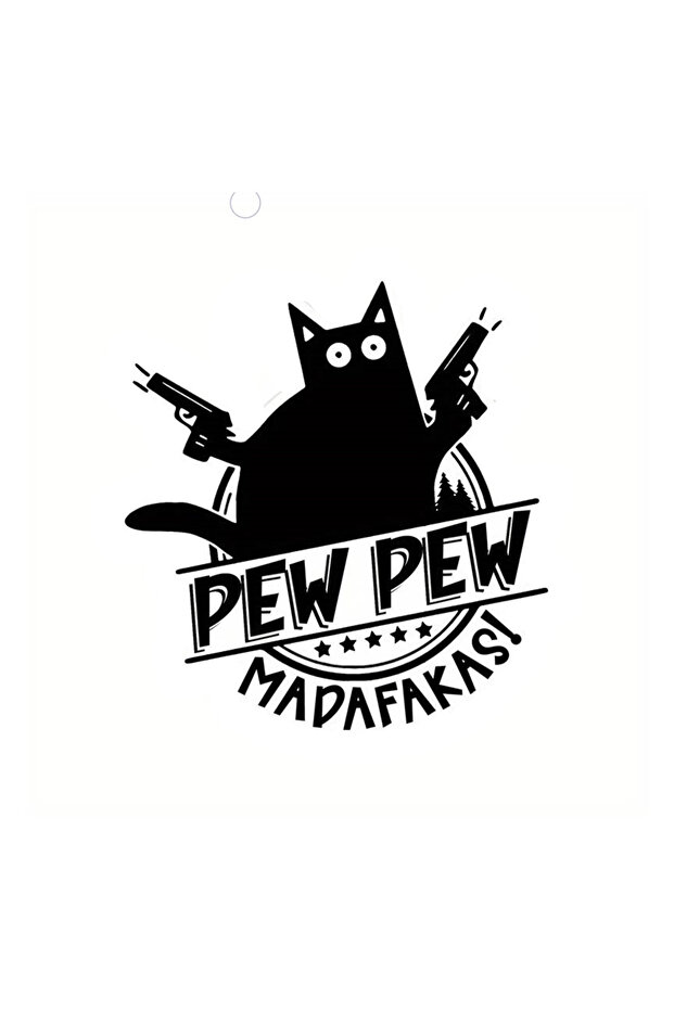 Angry Cat Auto Rear Window Quality Quality Sticker 15 X 16 cm