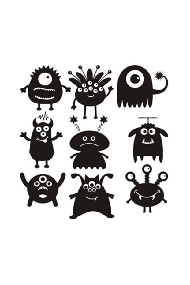 Cute Pattern Children's Room Wall Decor Quality Quality Sticker 26 X 27 cm