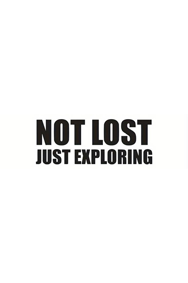 Not Lost Car Rear Window Sticker 21 X 8 cm