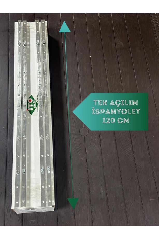 120cm Ispnayolet Pimapen Kapı Pencere Kilidi Ispanyoleti /2 Adet - 2