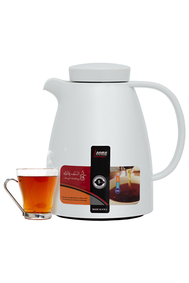 Lima Tea and Coffee Thermos, 0.35 L, Squeeze - White