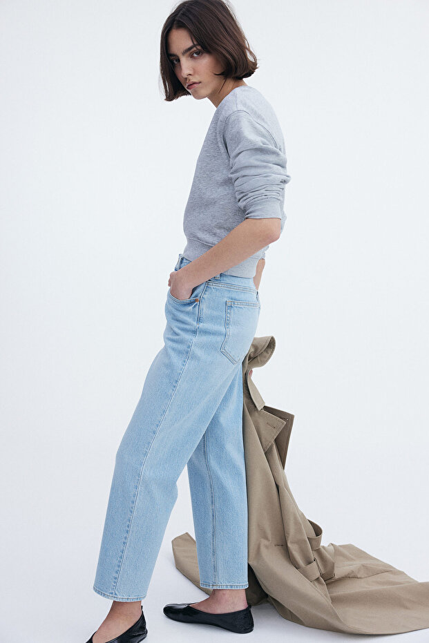 Slim Straight High Ankle Jeans - 4